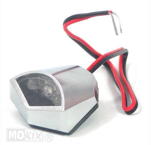 Kentekenplaatverlichting LED Chroom