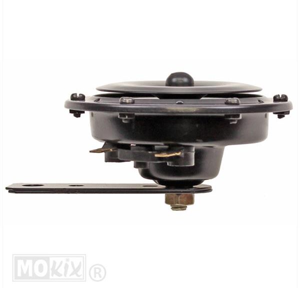 Claxon 12V Motor Groot (DC) 100mm Zwart