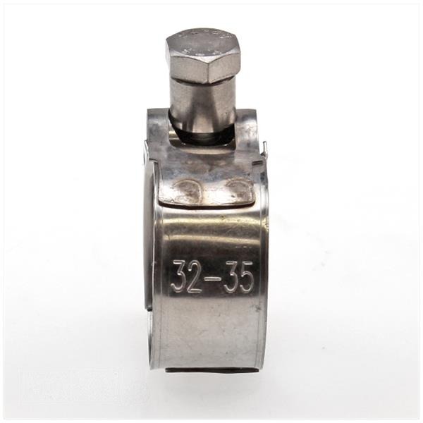 Uitlaatklem Bocht 32-35mm (20mm) M8 RVS - Afbeelding 2