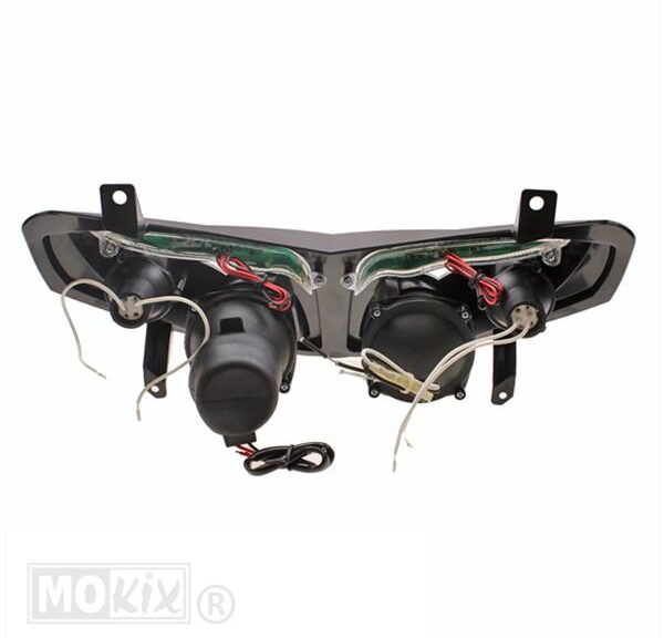 Koplamp Peugeot Speedfight 2 CE LED RAW Zwart