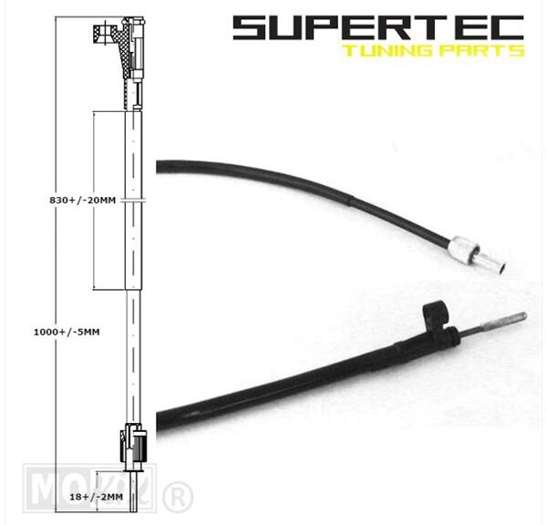 Kabel KM Teller SYM Orbit 2/ALLO/CELLO/FIDDLE 3 ST - Supertec