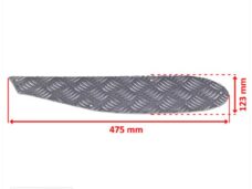 Treeplaatset Aprilia SR2000 Aluminium