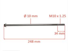 Vooras Yamaha Aerox 248x10x1.25 - Bollard