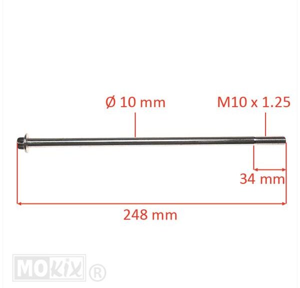 Vooras Yamaha Aerox 248x10x1.25 - Bollard