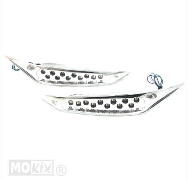 RAW-BOL Piaggio ZIP00 LED Voor Dagrijverl. SET