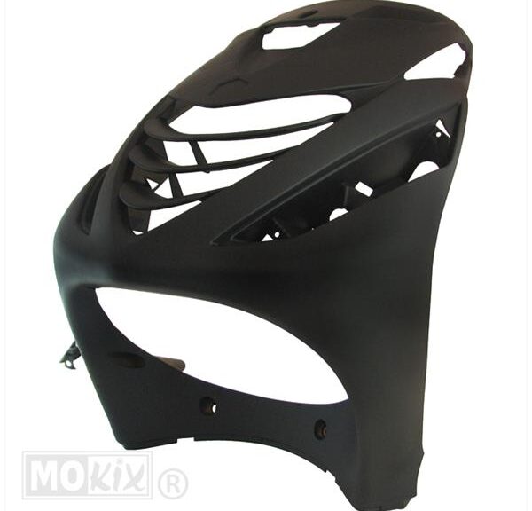 Voorscherm Piaggio ZIP SP Vast MAT Zwart - MKX