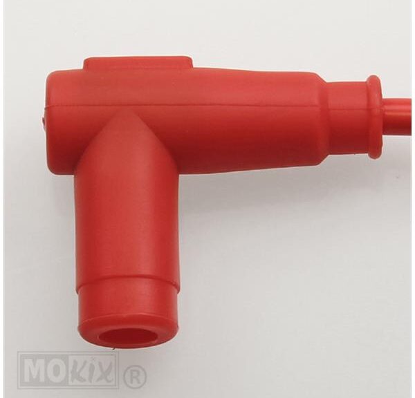 Bougie DOP + Kabel 7mm 2T Rood/Oranje Elec