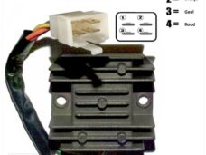 Regulator China 4T GY6 Kabel 4polig