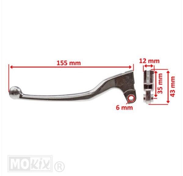 Hevel REM Tomos A35>07 (VO Handle ) ALU Links