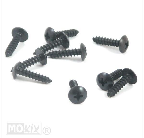Parkerset 3.5x16    Zwart      10st - Bollard