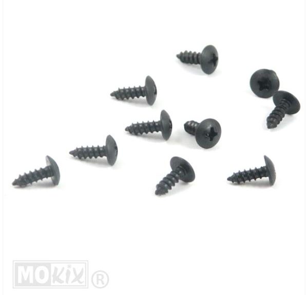 Parkerset 4.0x12   Zwart      10st - Bollard
