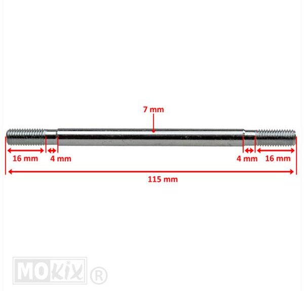Cilinder Tapeind MIN AM6/DERBI KIT STD (4) SP