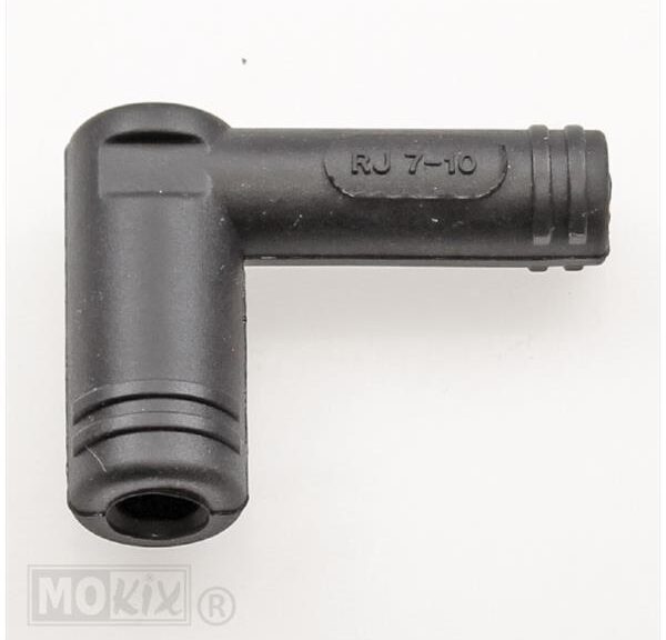 Bougie DOP Siliconen 2T 7mm 4.0/12mm  Zwart
