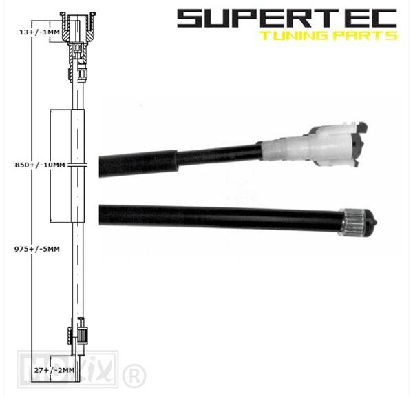 Kabel KM Teller Derbi Senda 50/PADDOCK Supertec