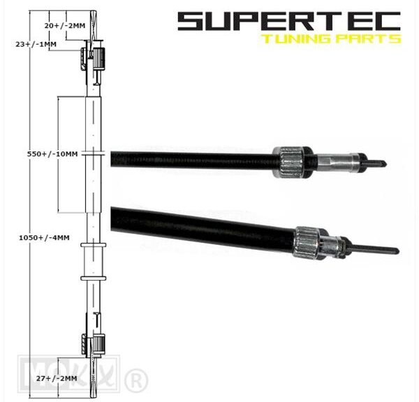 Hastighetsmätarvajer Malaguti F12/FIREFOX F15 Supertec