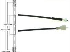 Kabel KM Teller Peugeot Speedfight LC Supertec