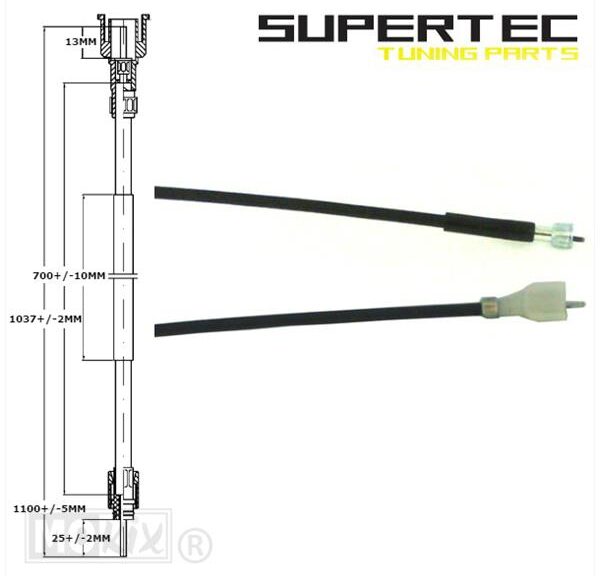 Kabel KM Teller Peugeot Speedfight LC Supertec