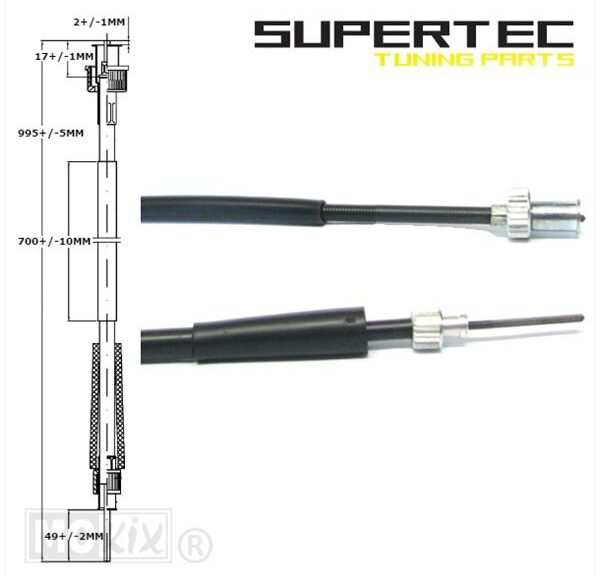 Kabel KM Teller Piaggio Runner 50-125 Supertec