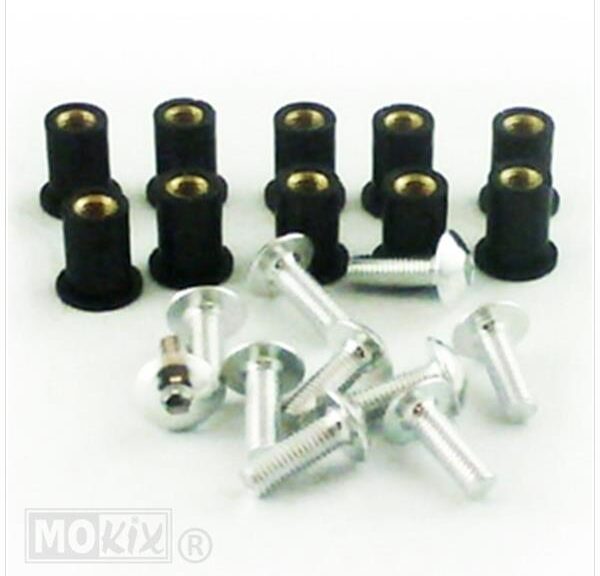 Plugset M5 ALU/Rawl Plug 10stuks
