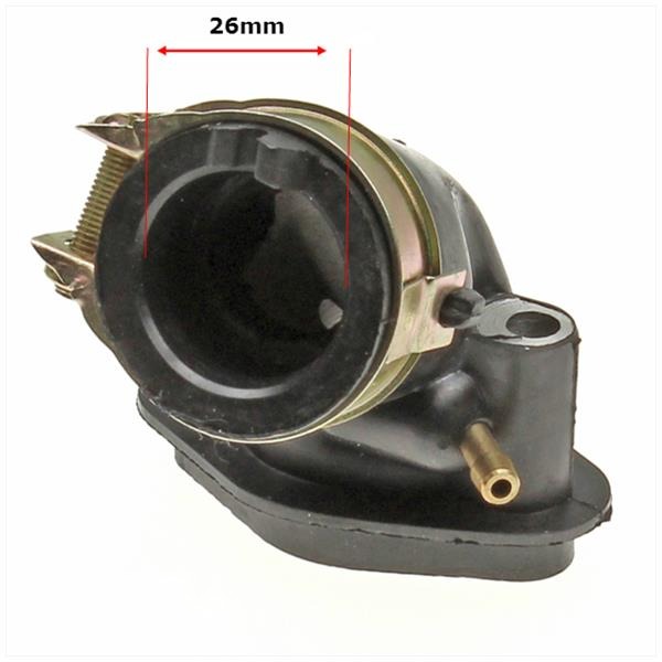 Spruitstuk China 4T GY6 50cc 17.5mm/26mm SP - Afbeelding 3