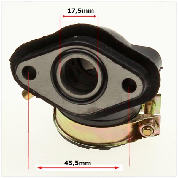 Spruitstuk China 4T GY6 50cc 17.5mm/26mm SP - Afbeelding 4