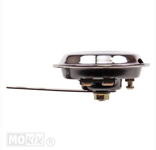 Claxon 6V Klein Model Ring (DC) 70mm CP Elec