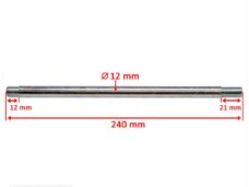 Achteras Derbi Senda-R '00>06 M12x240" - Bollard
