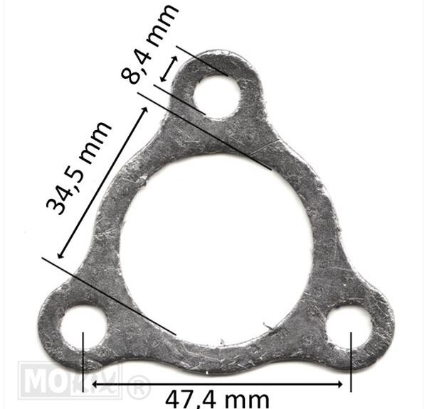 Pakking Uitlaat/Bocht Aprilia SR/China 2T (1)
