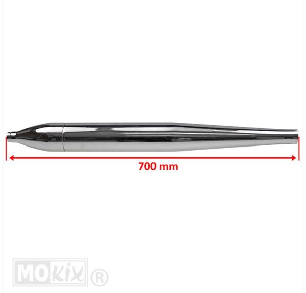 Uitlaat Zundapp 70mm/32mm Sigaar