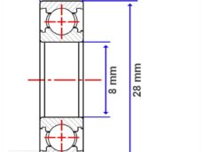 Lager NTN  9-28- 8 638-2Z (1)