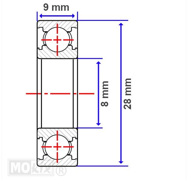 Lager NTN  9-28- 8 638-2Z (1)