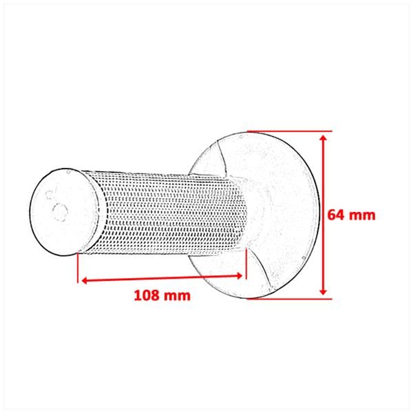 Handvatten Cross High-Grip Zwart - Afbeelding 3