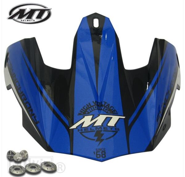 Helm Klep Synchrony Blauw - MT Helmets