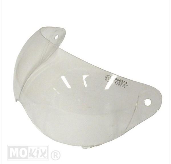 Vizier Retro Leer ›5cm Blank - MT Helmets
