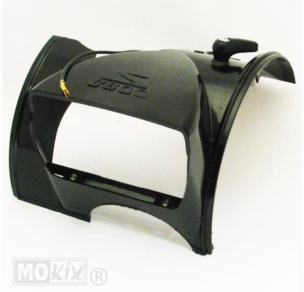Koplamp KAP Solex  3800 Zwart + Schakelaar
