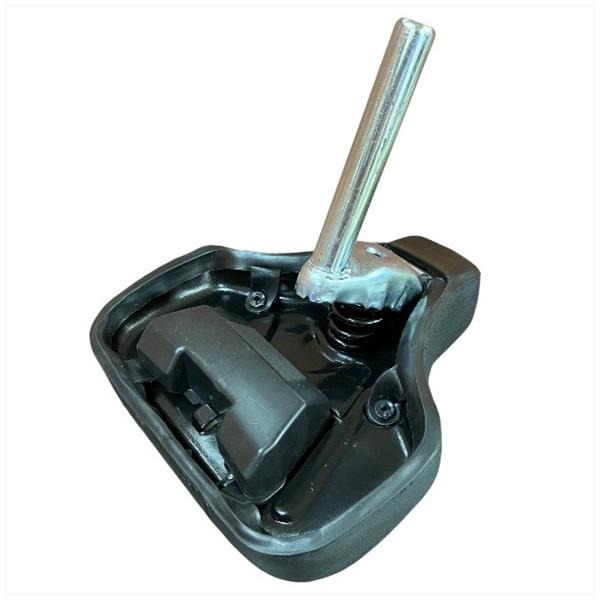 Zadel Peugeot 103 STD (Vaste PEN Model) Zwart - Afbeelding 4