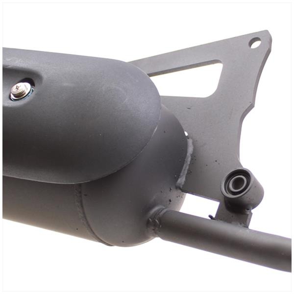 Uitlaat Yamaha Giggle/NEO'S 4T STD Zwart Silex - Afbeelding 4