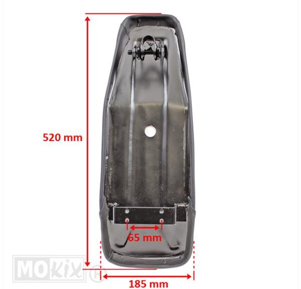 Buddy Seat Honda Camino Zwart