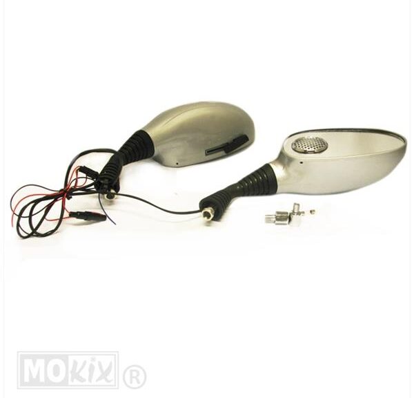 Spiegel UNI MP3/FM M8/M10 Zilver Tuning
