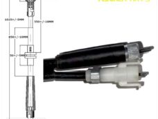 Kabel KM Teller Aprilia Habana Mojito (Piaggio) - Supertec