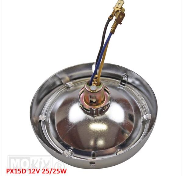 Koplamp Puch MS/MV Inbouw SET Chroom