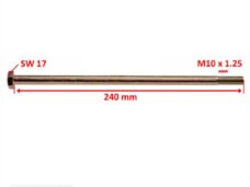 Achtervork-AS Yamaha FS1/DX M10 X 25mm - Supertec