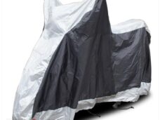 Scooter Hoes Motor MKX Zwart/Grijs PVC 200x32x120