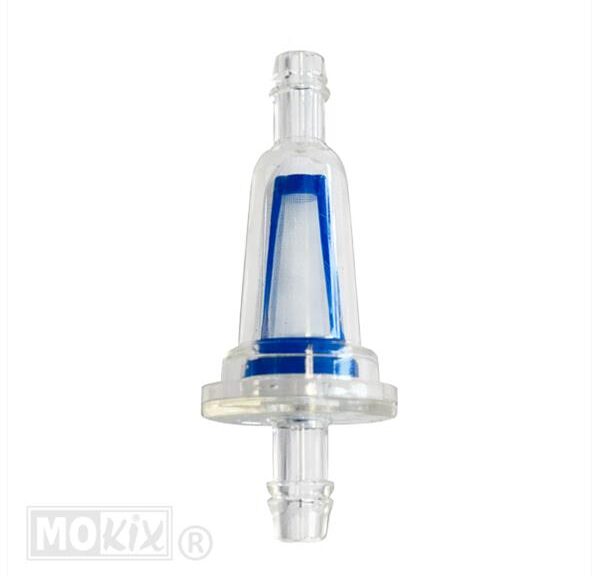 Benzinefilter UNI Voor 6MM Slang Rond Klein (1) - Supertec