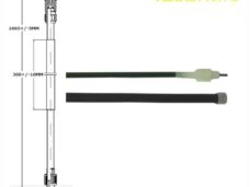 Kabel KM Teller Peugeot Buxy Speedake Tot 97 ST - Supertec