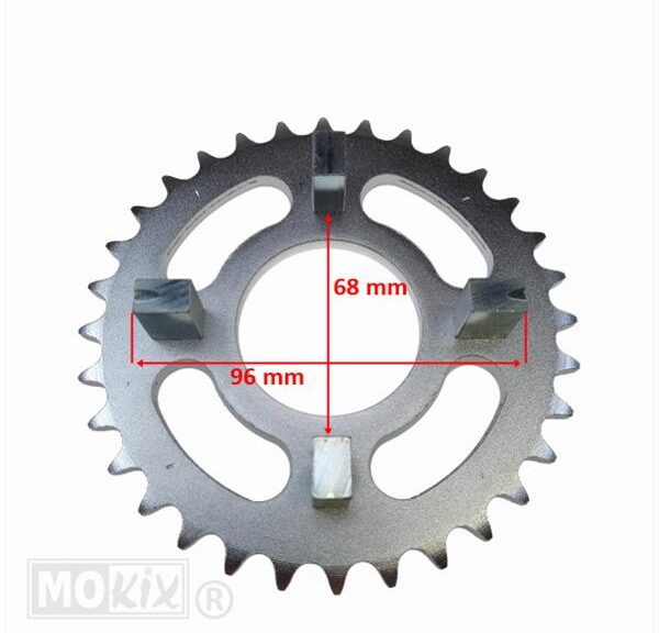 Achtertandwiel HO DAX CT50 ST50 ST70 CHA CF50 32t - IGM