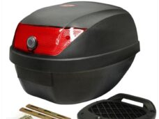 Topkoffer KXM RR 28L Zwart + Slede 38.5x38.5x29.0