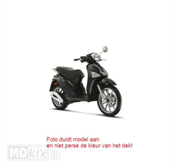 Buddy DEK Piaggio Liberty 2 2004-2008 Zwart MKX