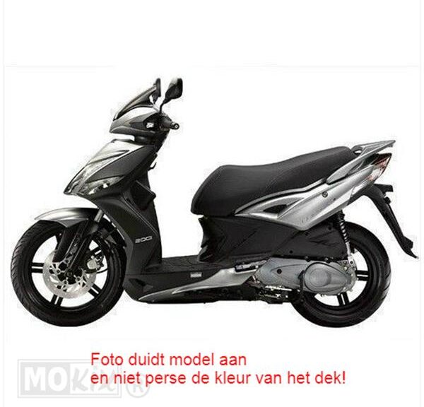 Buddy DEK Kymco Agility 16 50/125 08-"11 Zwart" - MKX
