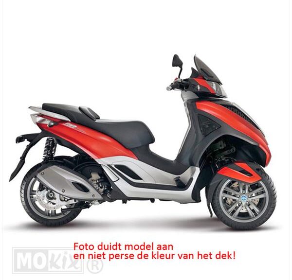 Buddy DEK Piaggio MP3 Yourban Zwart - MKX